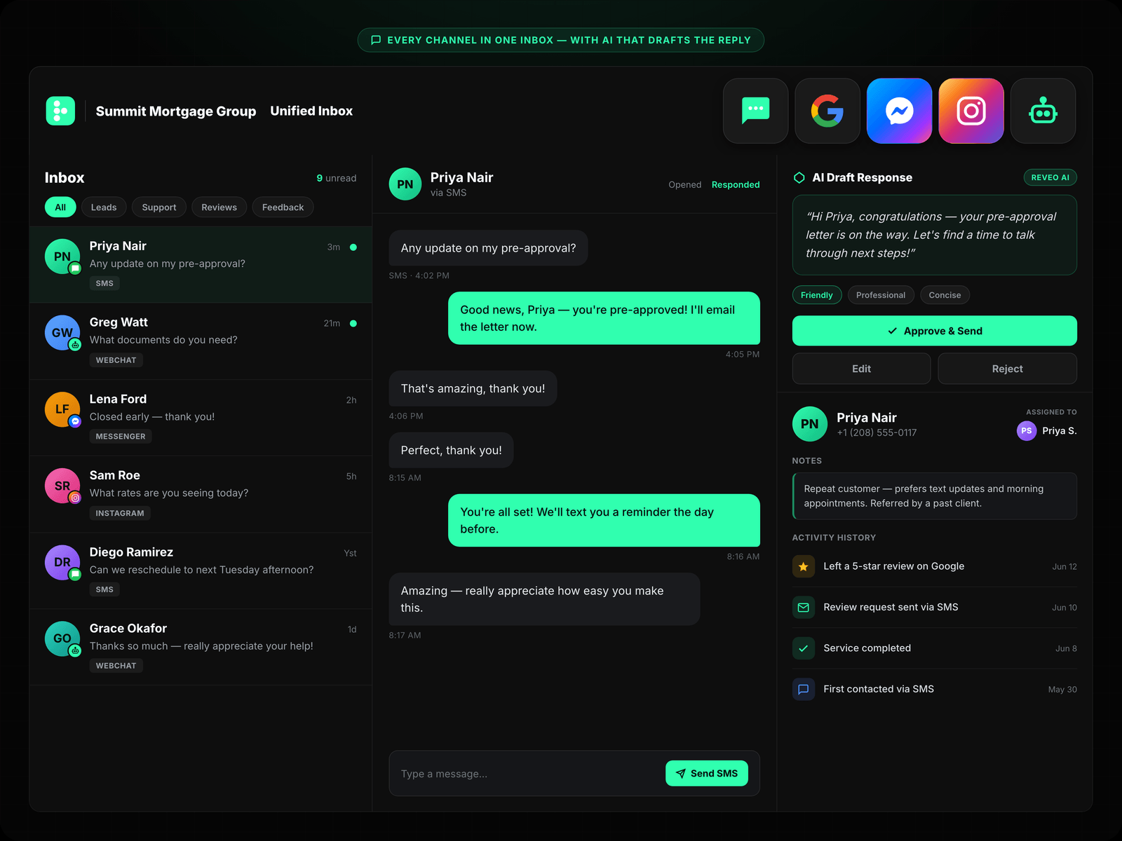 Borrower Inbox + Milestone Updates